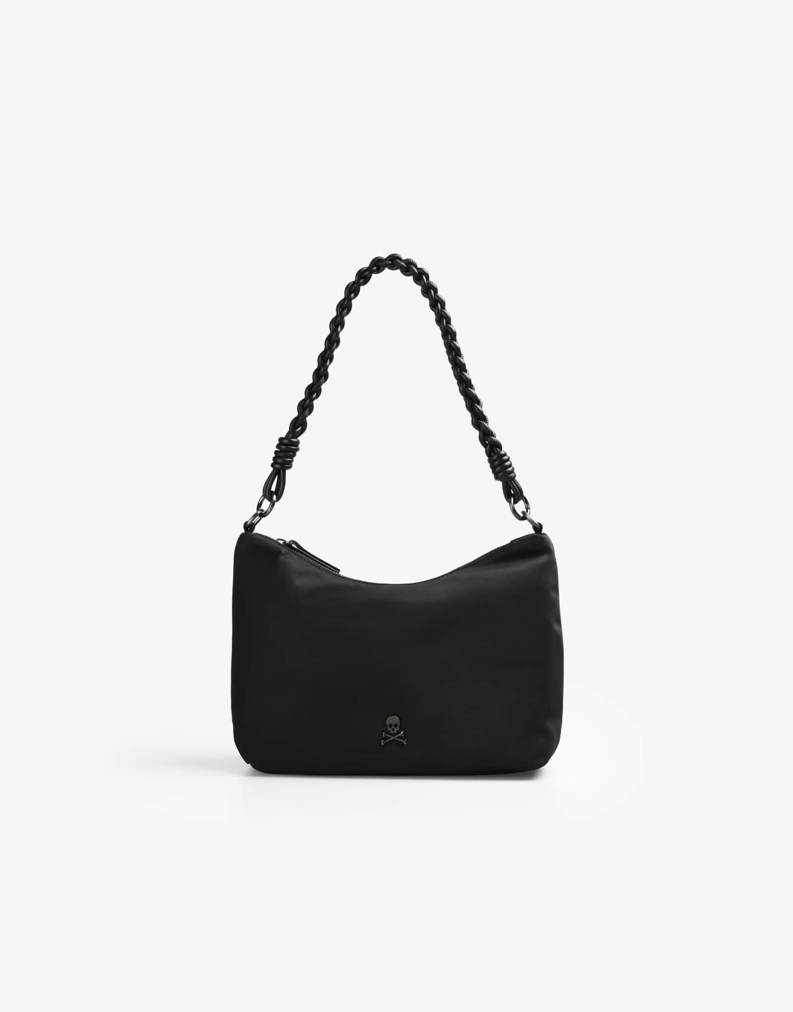 Сумка-бюстгальтер Scalpers NY middle черного цвета