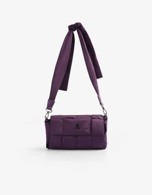 NY mini origami bag in purple