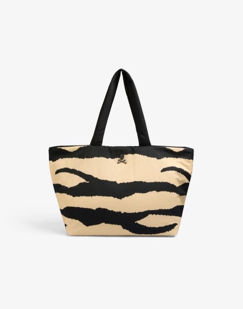 Scalpers Ny printedzeb bag in animal print/black - view 1
