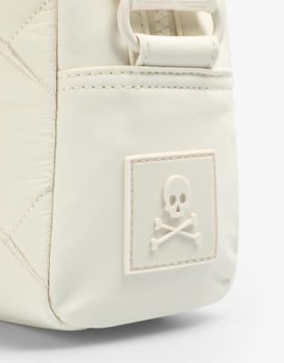 Scalpers Ny Quilted Fabric Bag In Neutral