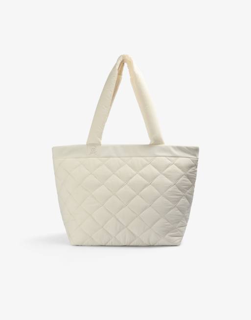 Scalpers Ny quilted sp bag in ecru