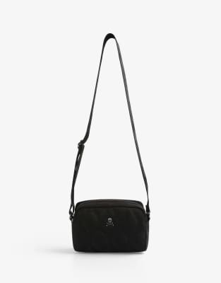 Scalpers - NY - Tasche aus gestepptem Stoff in Schwarz