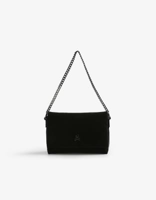 Scalpers - NY - Tasche in Schwarz mit Kettenriemen