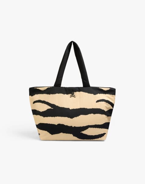 Scalpers – Ny – Tasche mit Zebramuster/in Schwarz - view 1