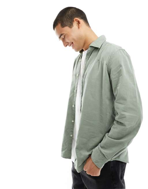 Scalpers - Overhemd van corduroy in mintgroen 