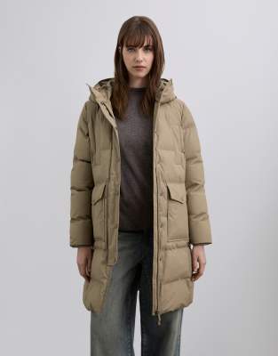 Scalpers - Palo - Puffermantel in Taupe-Neutral