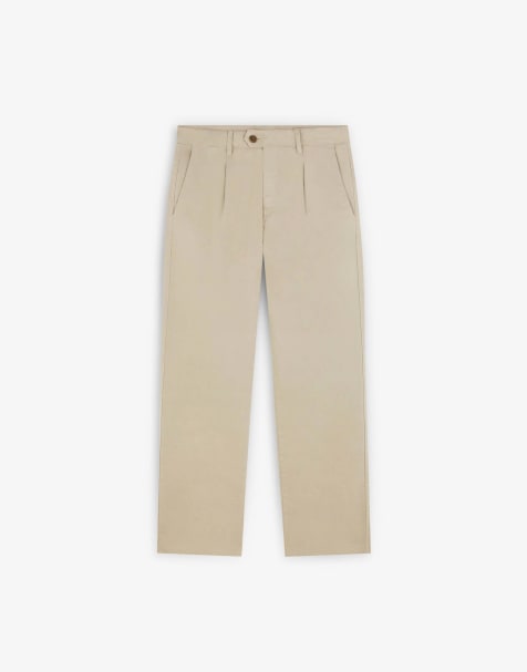 Scalpers - Pantalon ample à pinces - Beige - view 1