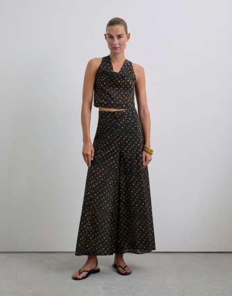 Scalpers - Pantalon imprimé - Noir - view 1