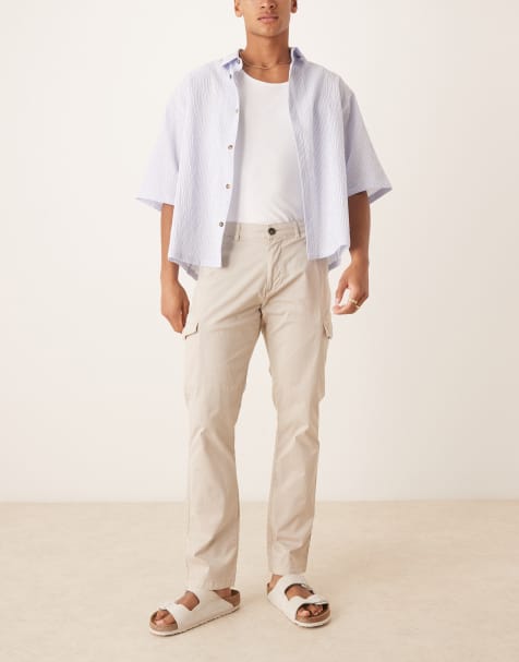 Scalpers - Pantaloni cargo beige - view 1