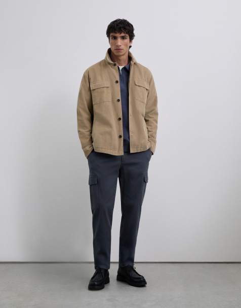 Scalpers - Pantaloni cargo color blu navy scuro - view 1