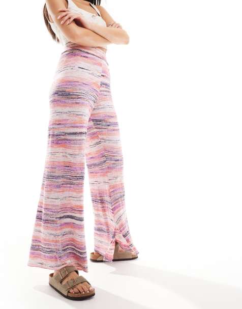 Scalpers - Pantaloni in maglia multicolore - view 1