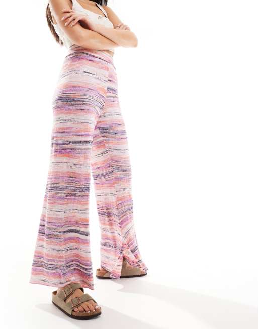 Scalpers - Pantaloni in maglia multicolore