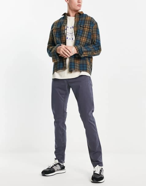 Scalpers - Pantaloni slim blu navy - view 1