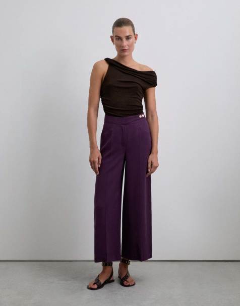 Scalpers - Pantaloni viola - view 1