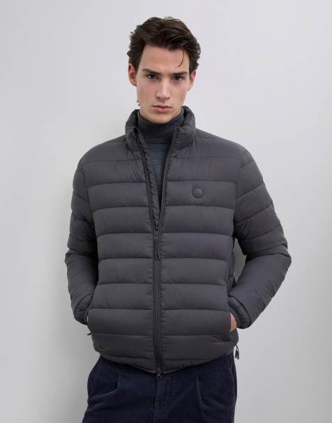 Scalpers - Piumino leggero grigio antracite - view 1