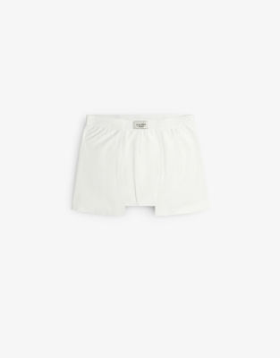 Scalpers plain boxer in white