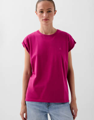 plain skull tee in bougainvillea-pink