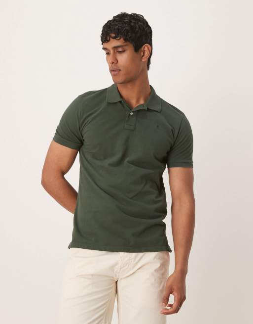 Scalpers - Polo basic kaki scuro