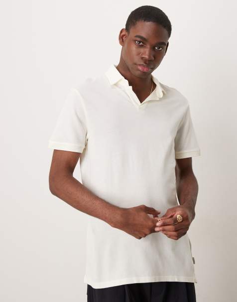 Scalpers - Polo fin - Blanc cassé - view 1