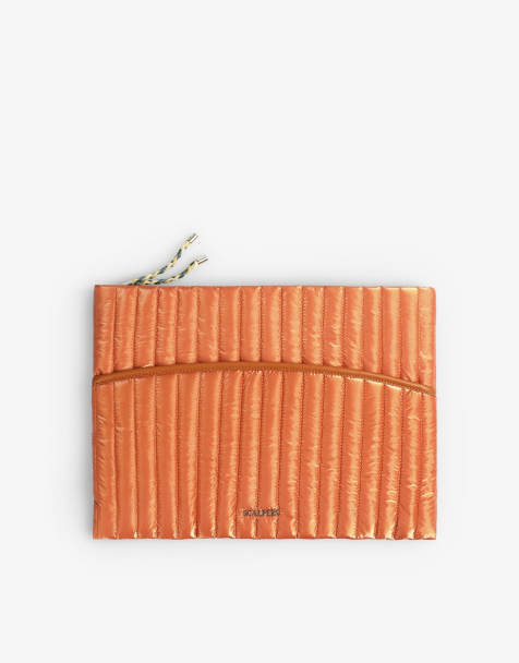 Orange clutch cheap bag asos