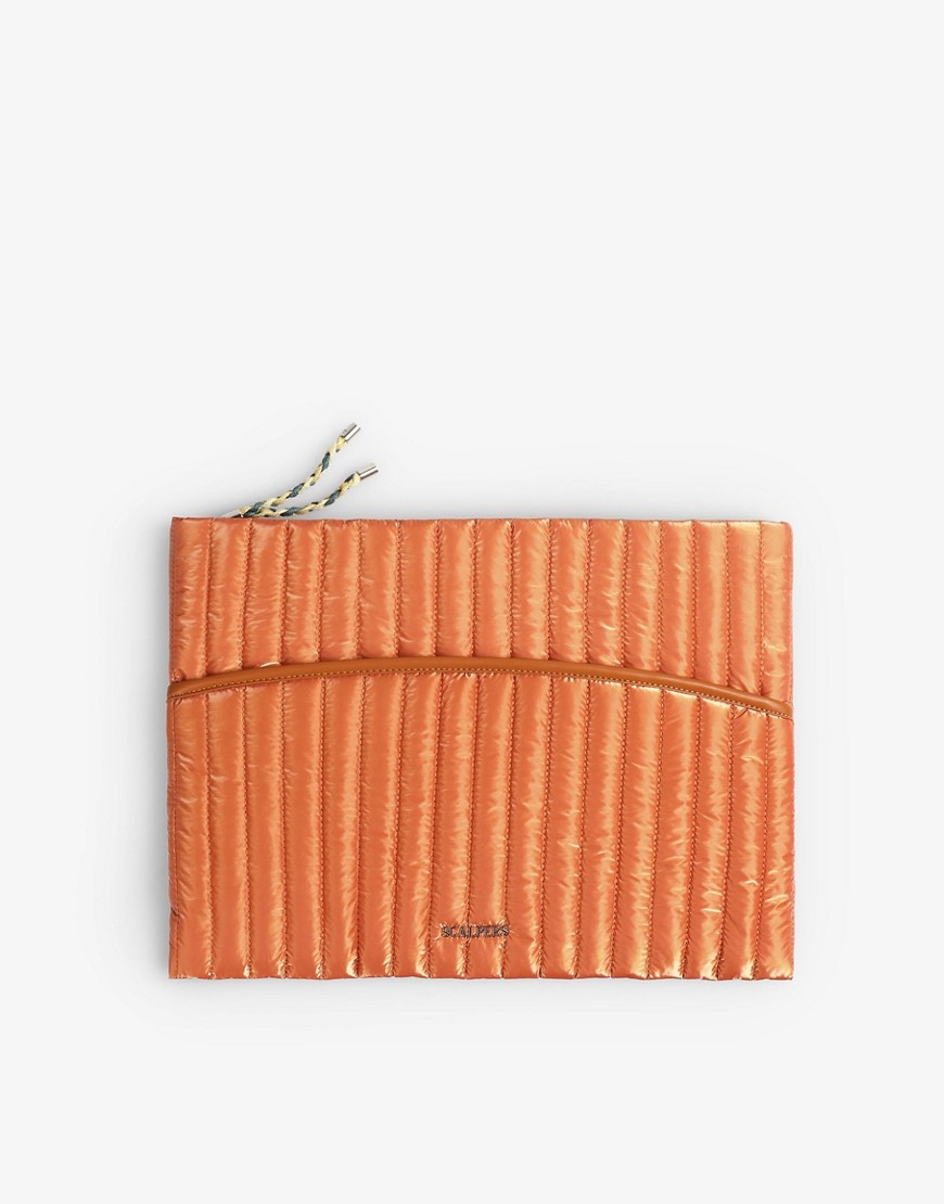 Scalpers portfolio bag in metallic orange