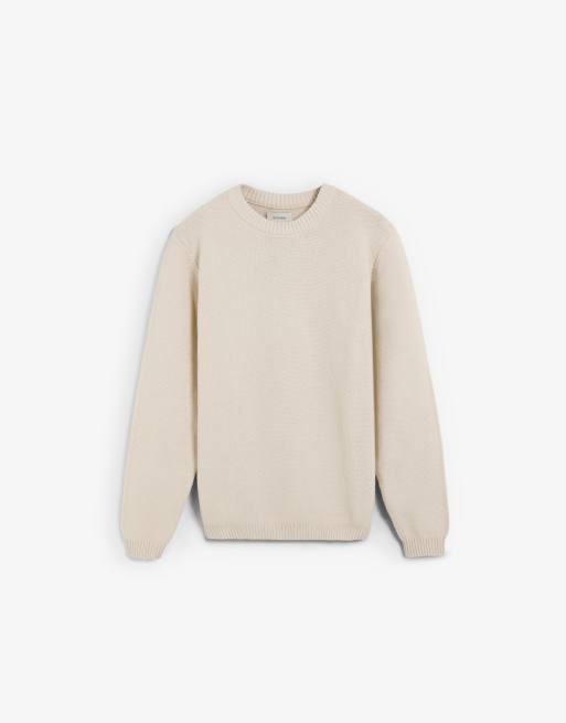 Scalpers - Pull structuré en tricot - Crème