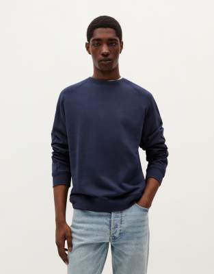 raglan sweater in dark blue