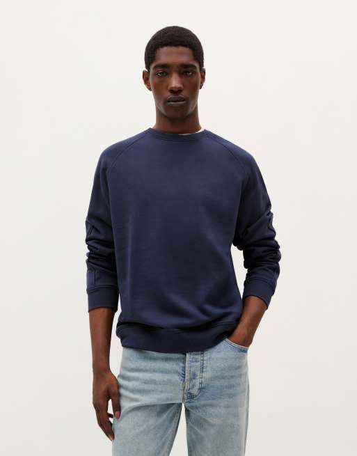 Scalpers raglan sweater in dark blue