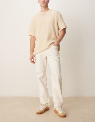 Scalpers Regular Jeans In White