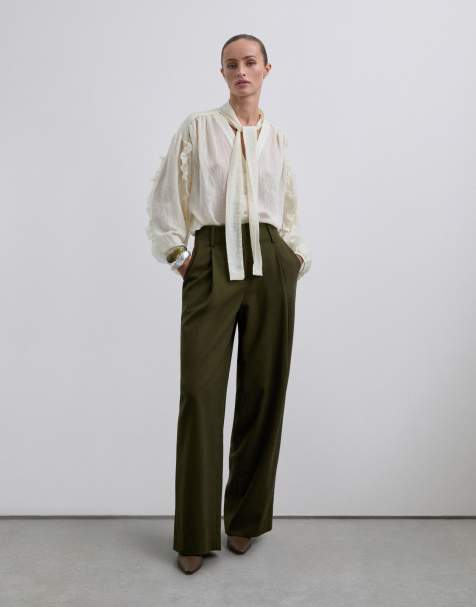 Scalpers - Remo - Pantaloni color oliva - view 1