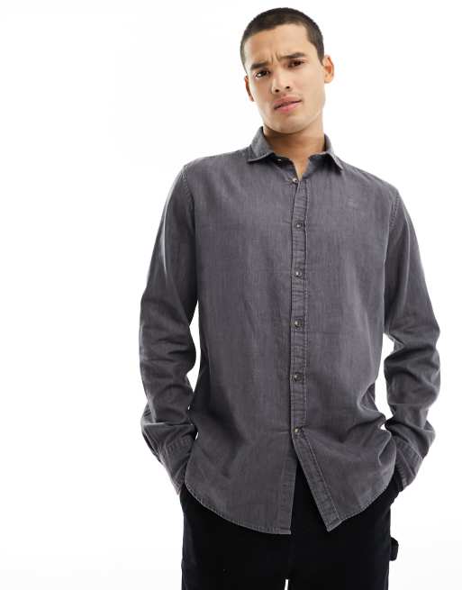 Scalpers - Rennes - Chemise en jean - Gris