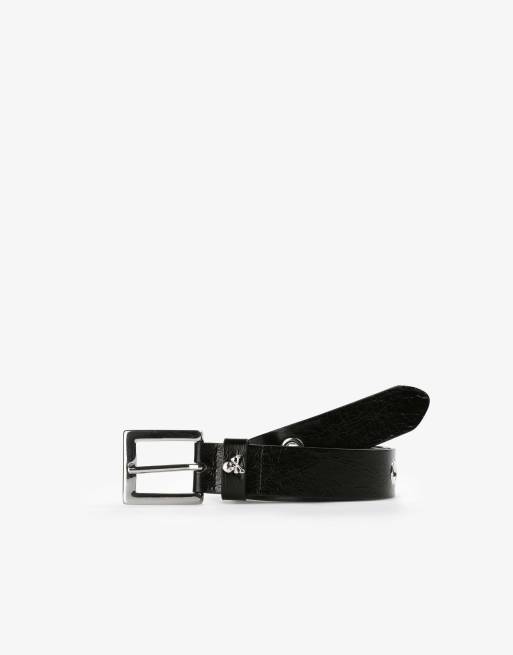 Scalpers - Riem met oogjes in zwart