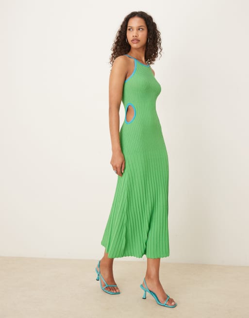 Scalpers - Robe en maille ajourée - Vert