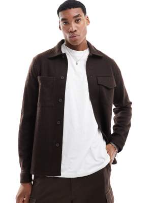 room jacket in brown