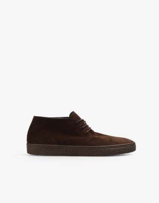  Safari Boots In Dark Brown  