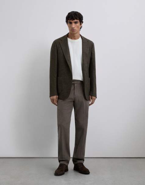 Scalpers - SC Verona - Broek van corduroy in taupe - view 1