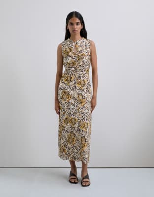 Scalpers - Scaniyelpu - Kleid mit Animal-Print-Bunt