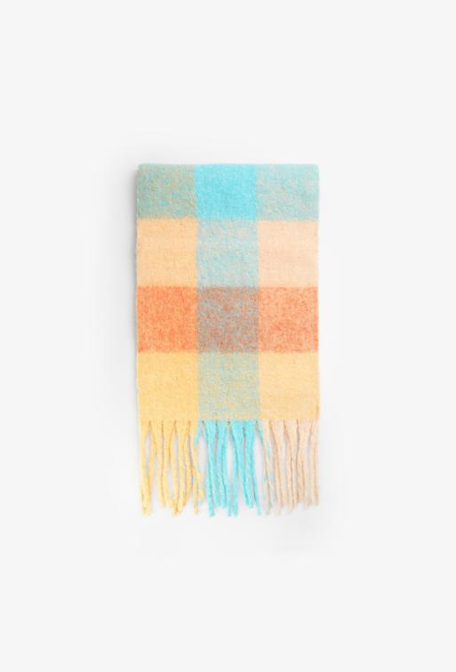 Scalpers Scarf In Terracotta Plaid  