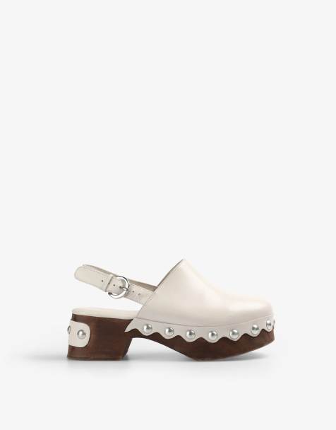 Scalpers - Scarpe écru con borchie - view 1