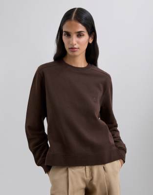 Scalpers - Scbasicfade - Pullover in Braun-Brown