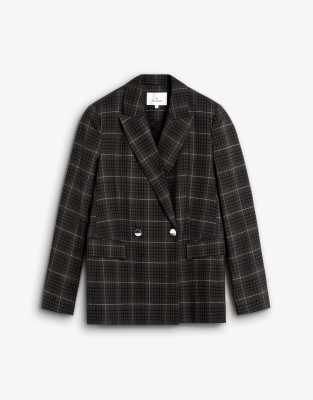 Scalpers - Scbrowncheck - Blazer in Braun kariert