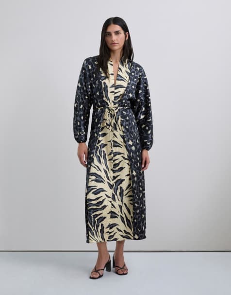 Scalpers – Scduoprintjac – Kleid mit Animal-Print - view 1