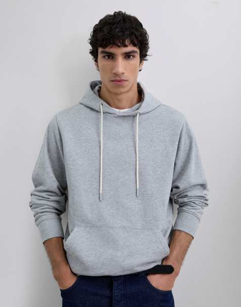 Scalpers – Scfade – Kapuzenpullover in meliertem Grau - view 1