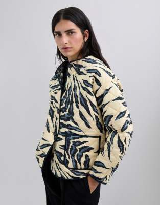 Scalpers - Scgstaadprint - Jacke mit Animal-Print-Bunt