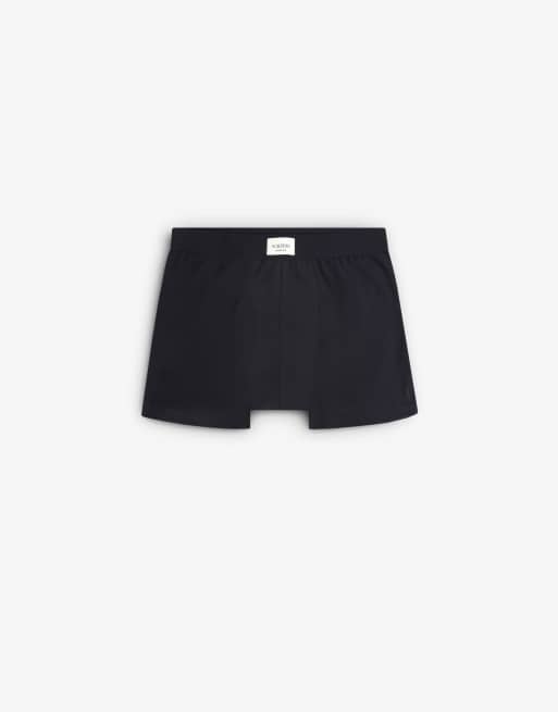 Scalpers – Schlichte Boxershorts in Marineblau