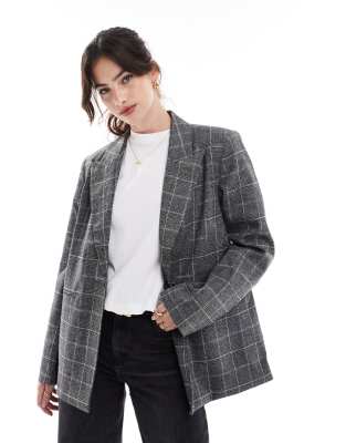 Scalpers - Schwarz karierter Blazer