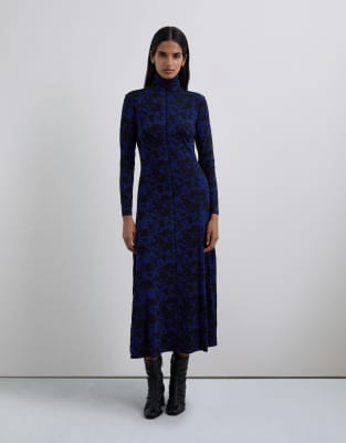 Scalpers - Scjerseyoverlook - Kleid mit Animal-Print-Bunt