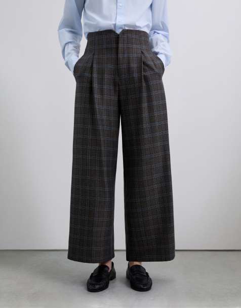 Scalpers – Scovershirt – Hose in Blau kariert - view 1