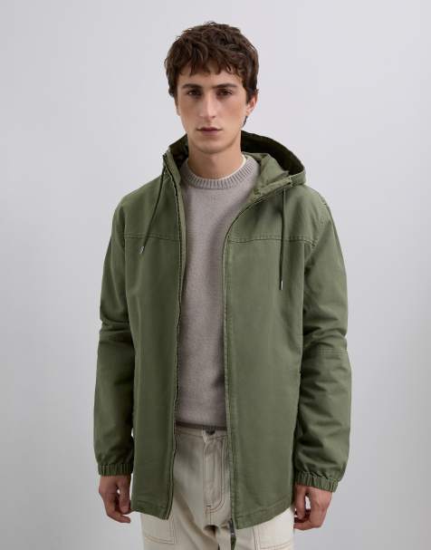 Scalpers – Scray – Jacke in dunklem Khaki - view 1