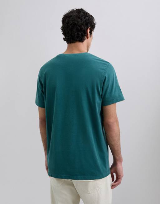 Scalpers – Scskull – T-Shirt in Dunkelgrün, 5 von 5